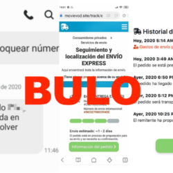 entrada paquete phising