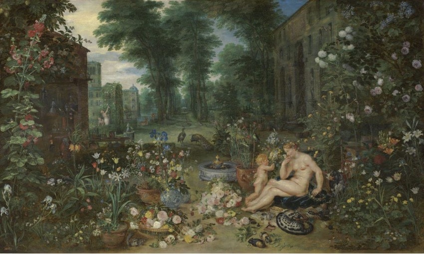 El olfato’, de Jan Brueghel el Viejo y Rubens. Museo del Prado.